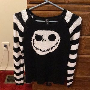Jack skellington striped sweater